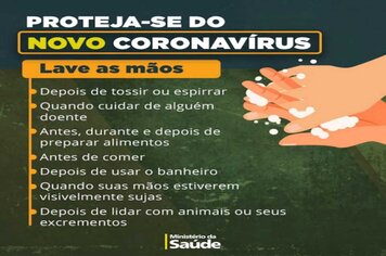 Foto - MATERIAL INFORMATIVO SOBRE CORONAVÍRUS - MINISTÉRIO DA SAÚDE